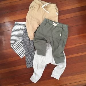 Baby boy Lot of Pants 12months H&m and Carters